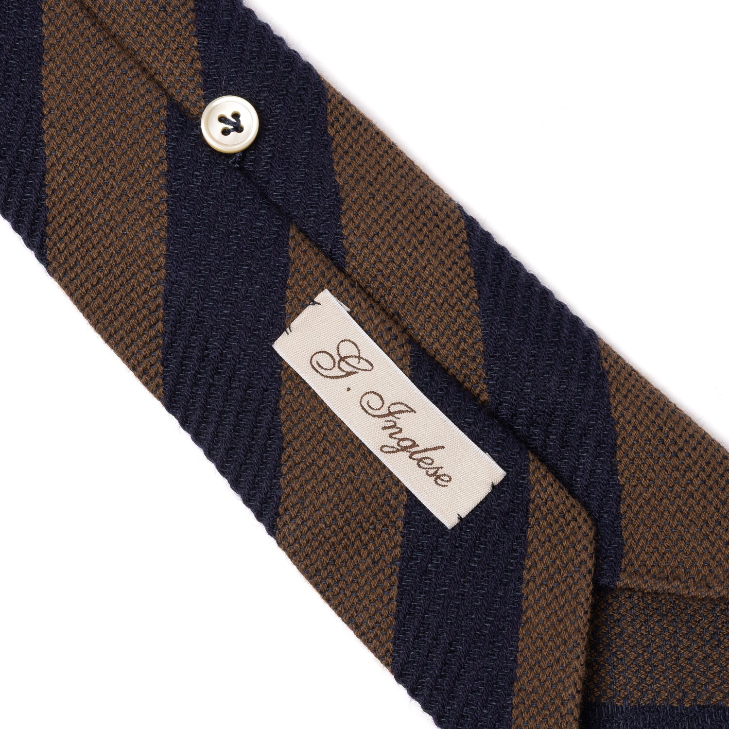 Exclusively for Michael Jondral: Tie "Strisce 10-Pieghe" made of Wool & Silk - hand-rolled
